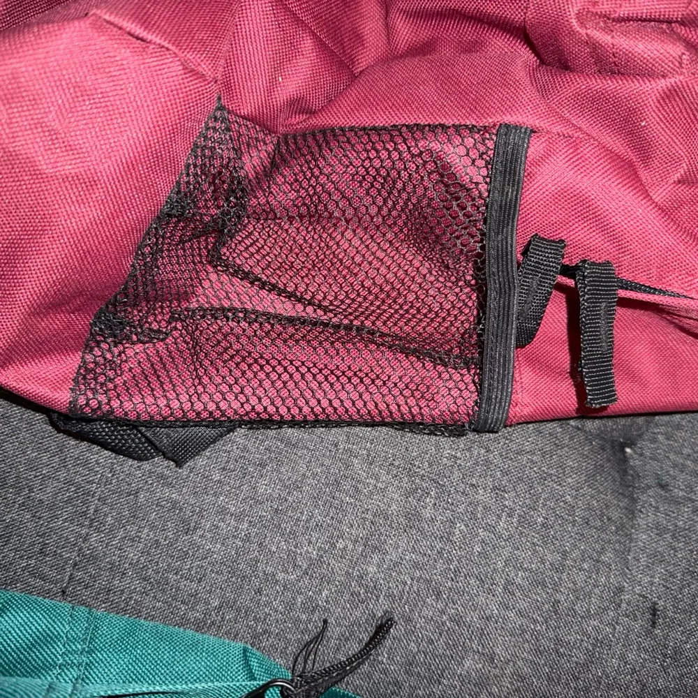 Pair of Backpacks Dark Red and Forest Green NWOT